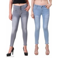 Lootkabazaar Women's Elegant Denim Jeans Combo (LWEDJC005)